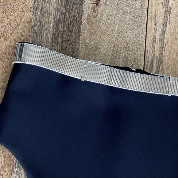 Mugler Runway Black Chain Crop Top NEW US8/M     *  RESERVED  * - Picture 8 of 11